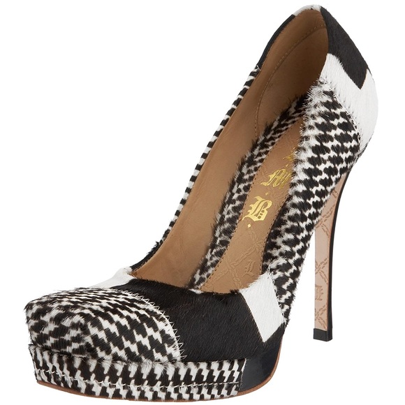L.A.M.B. Shoes - L.A.M.B Juva Houndstooth Stiletto Heels
